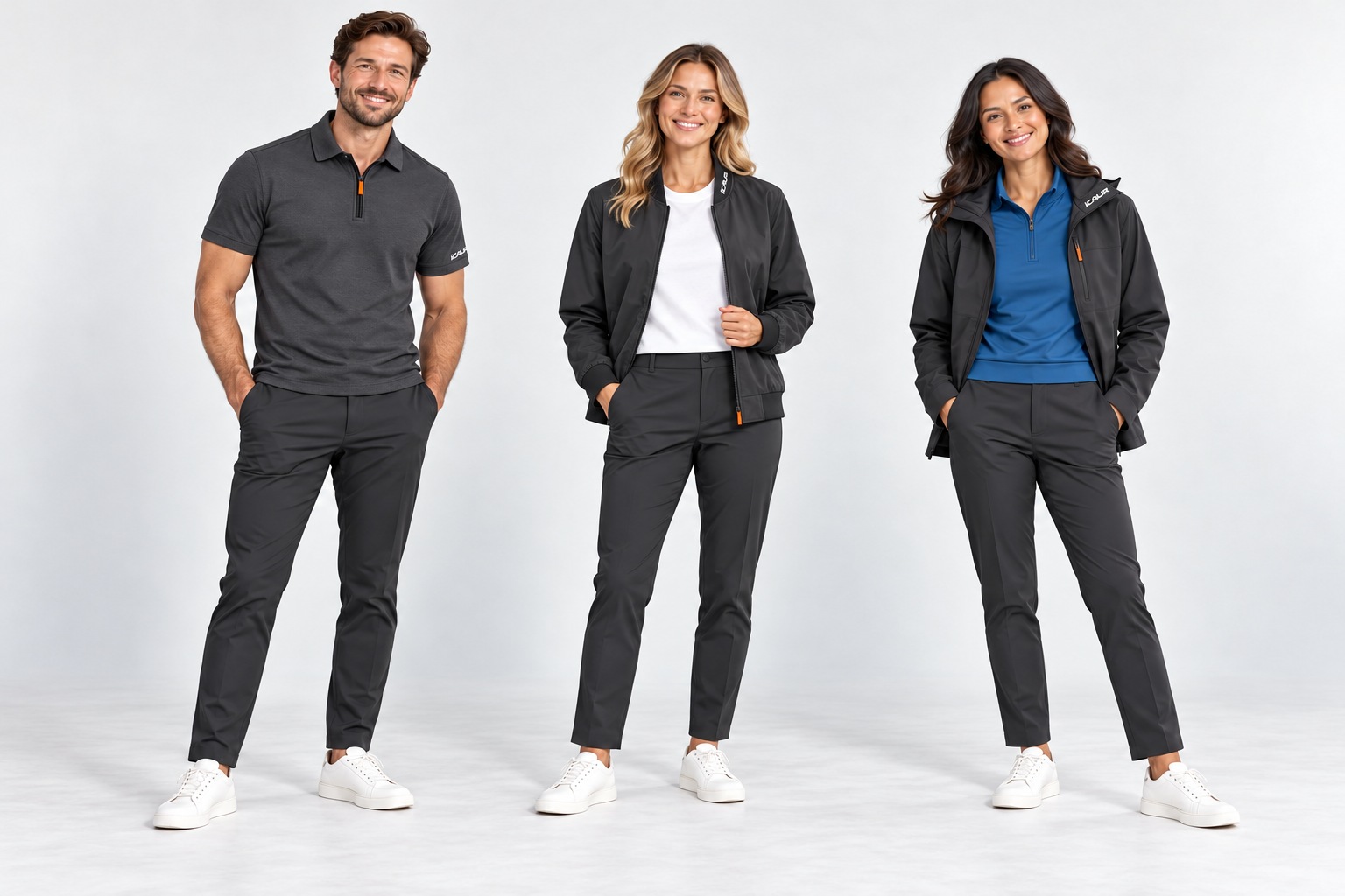 iCAUR staff wardrobe for sales, managers and events